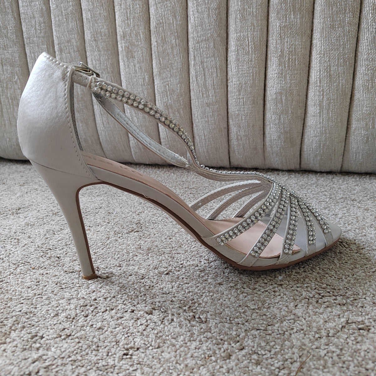 Brand New Miss KG "Pepper" Embellished Heels (With Box) - Size 7