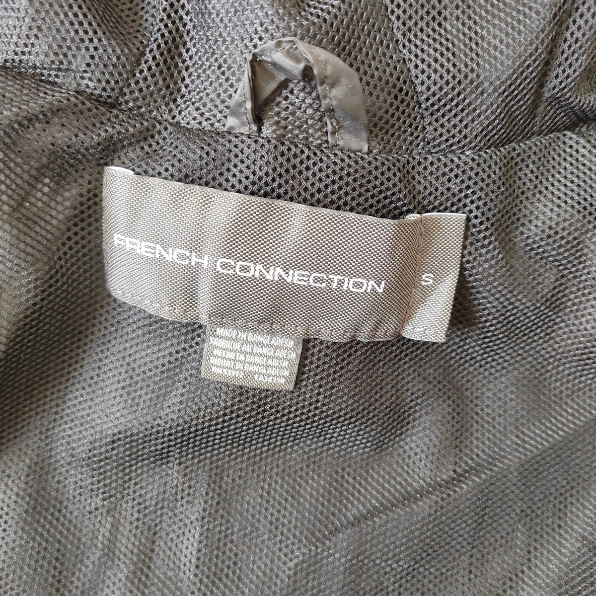 French Connection Men’s Hooded Windbreaker Jacket – Size Small