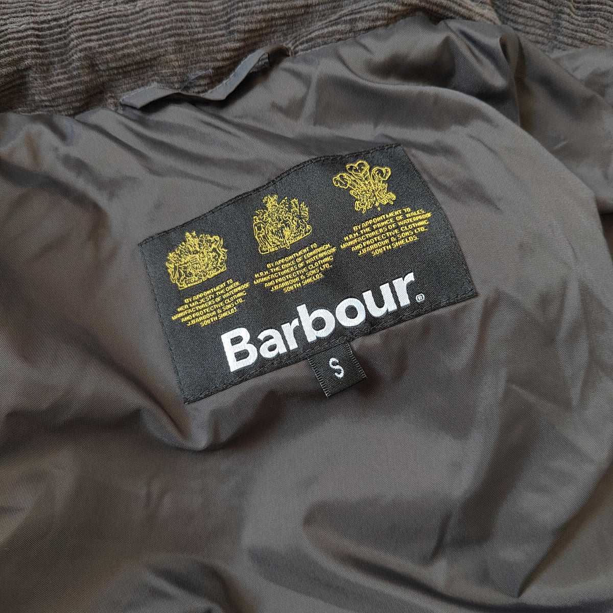 Barbour Men's Shoveler Quilted Shirt Jacket – Charcoal Black - Size Small NWOT