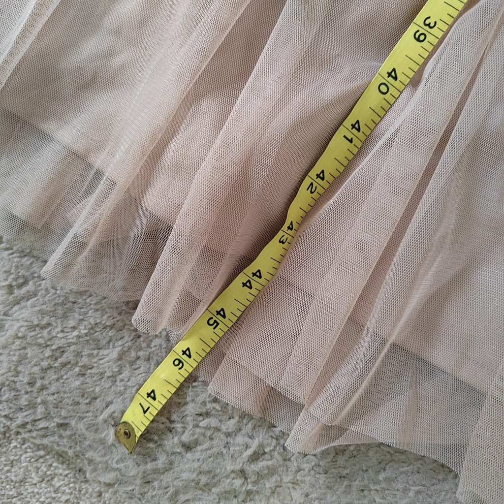 Maya Deluxe Sequin & Tulle Tiered Midi Dress – Size 22