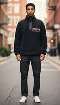Planks Clothing Peace Fleece Unisex Pullover - Size Small