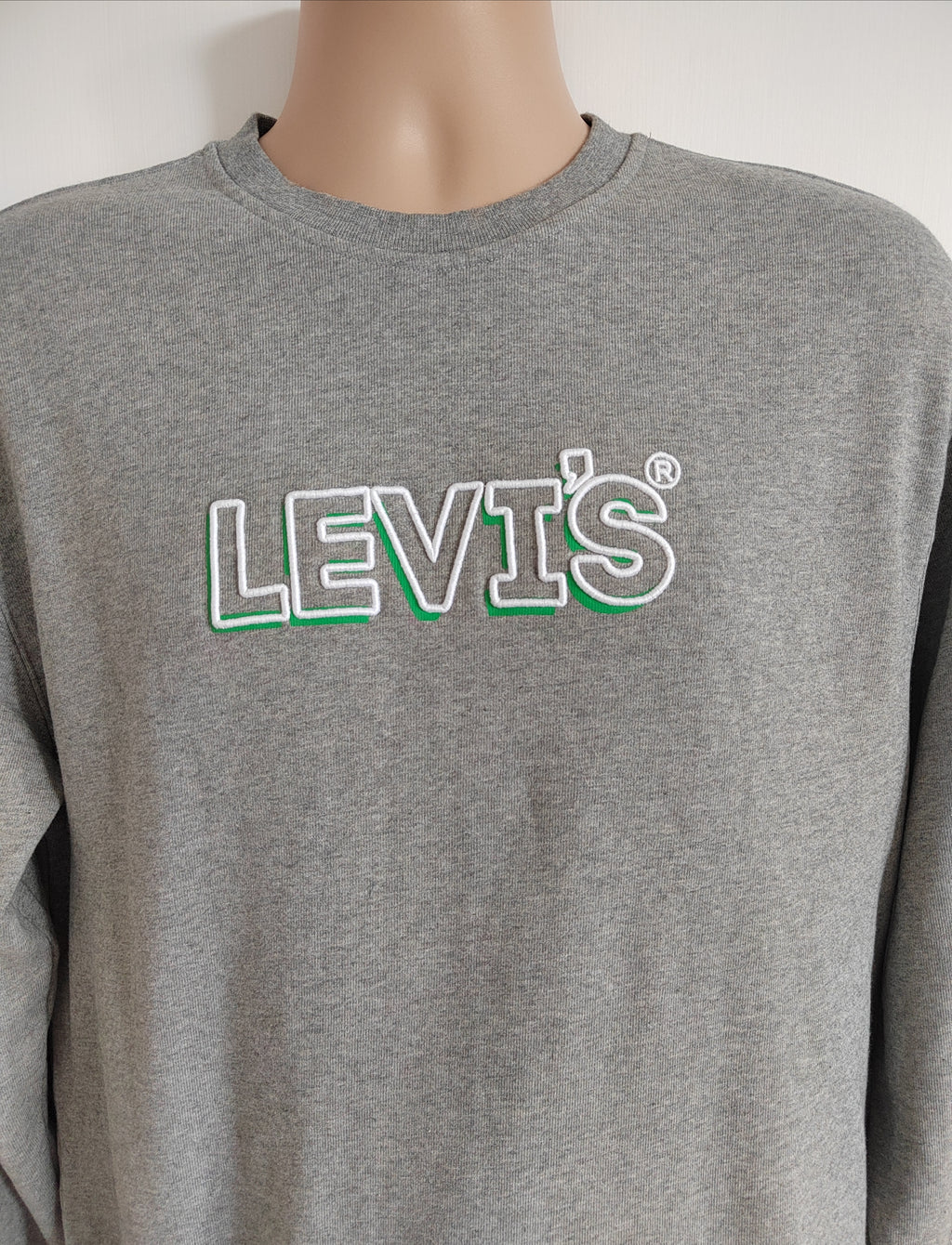 Levi's Men's Relaxed Fit Graphic Outline Logo Crewneck Sweatshirt - Size XS