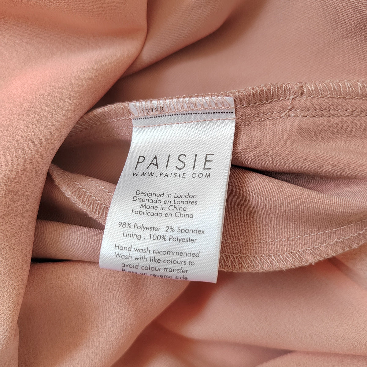 Paisie Pink Cross Waist Halterneck Wide-Leg Jumpsuit – Size 12