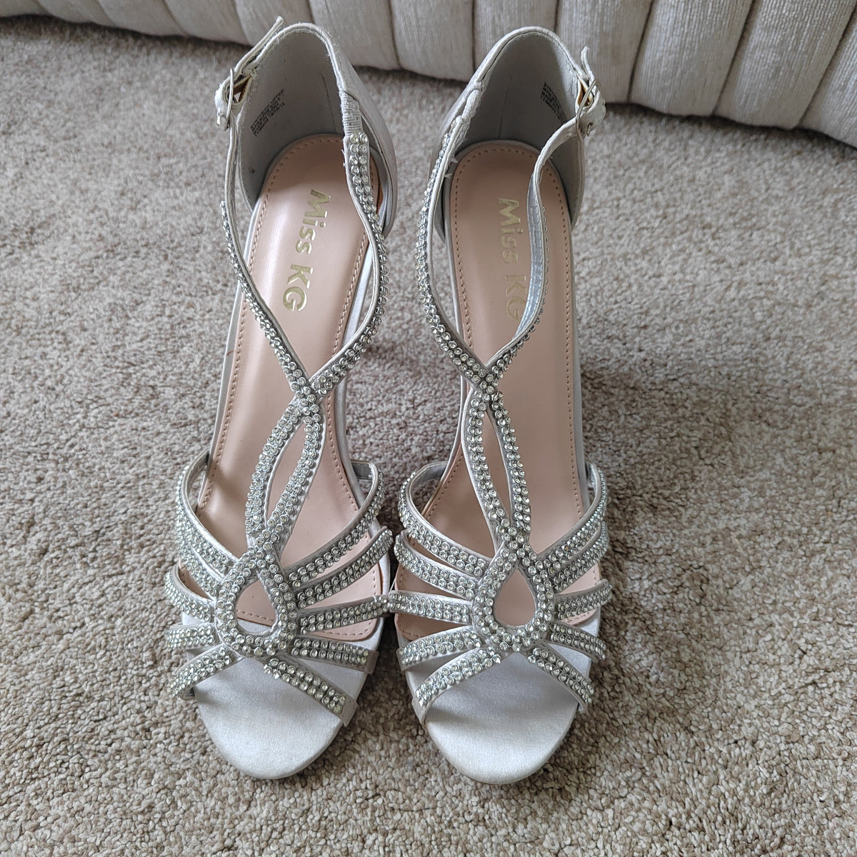 Brand New Miss KG "Pepper" Embellished Heels (With Box) - Size 7