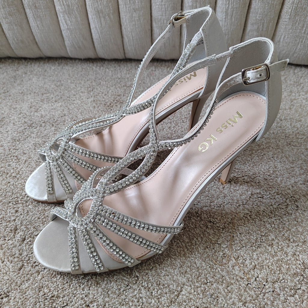 Brand New Miss KG "Pepper" Embellished Heels (With Box) - Size 7