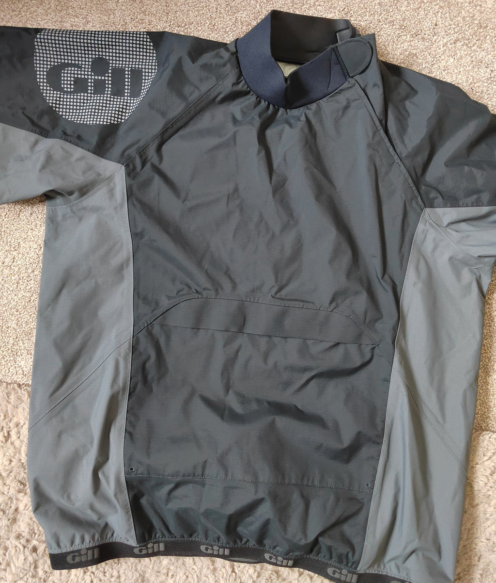 Gill Men's Waterproof Marine Sailing Smock Jacket - Charcoal/Black - Size Medium NWOT