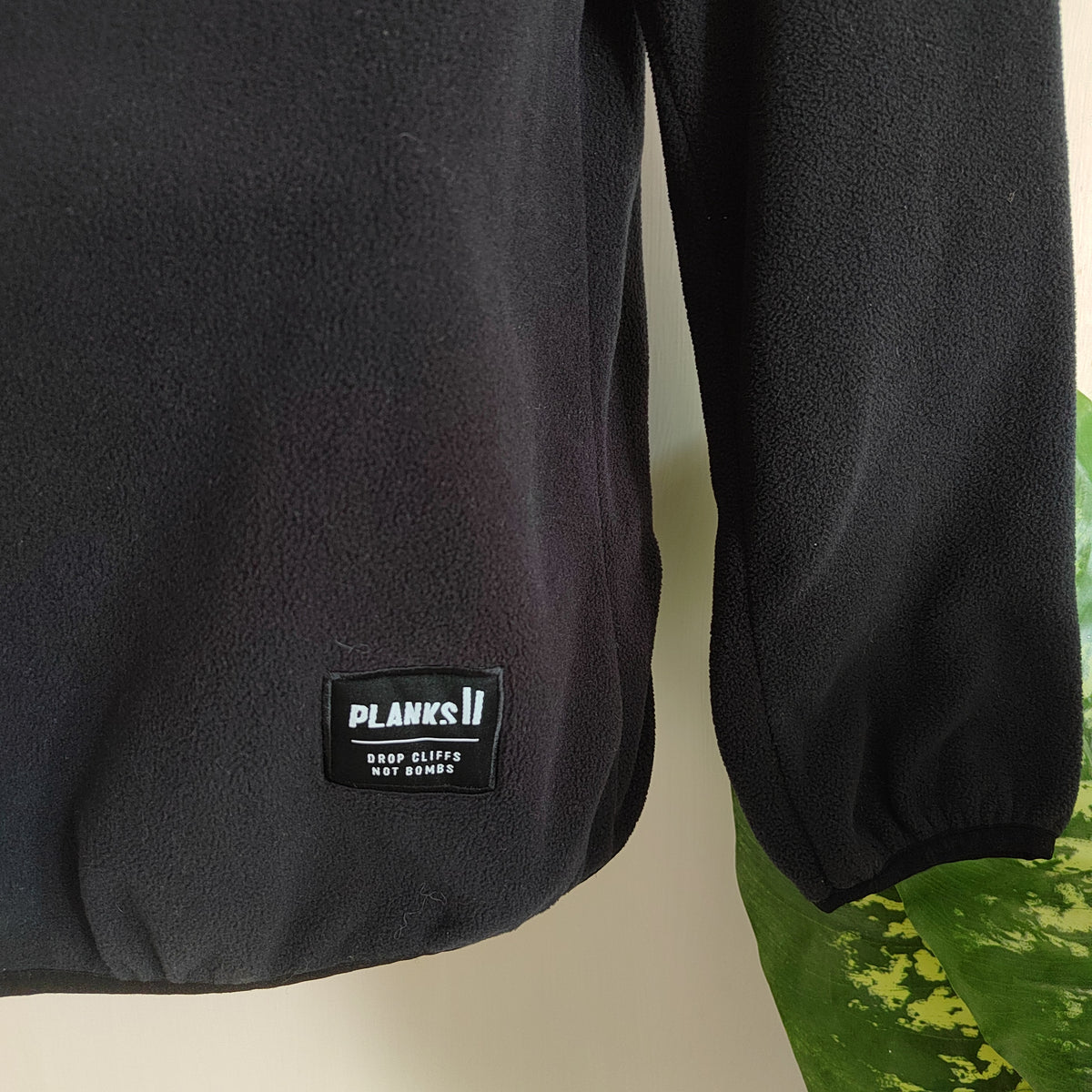 Planks Clothing Peace Fleece Unisex Pullover - Size Small