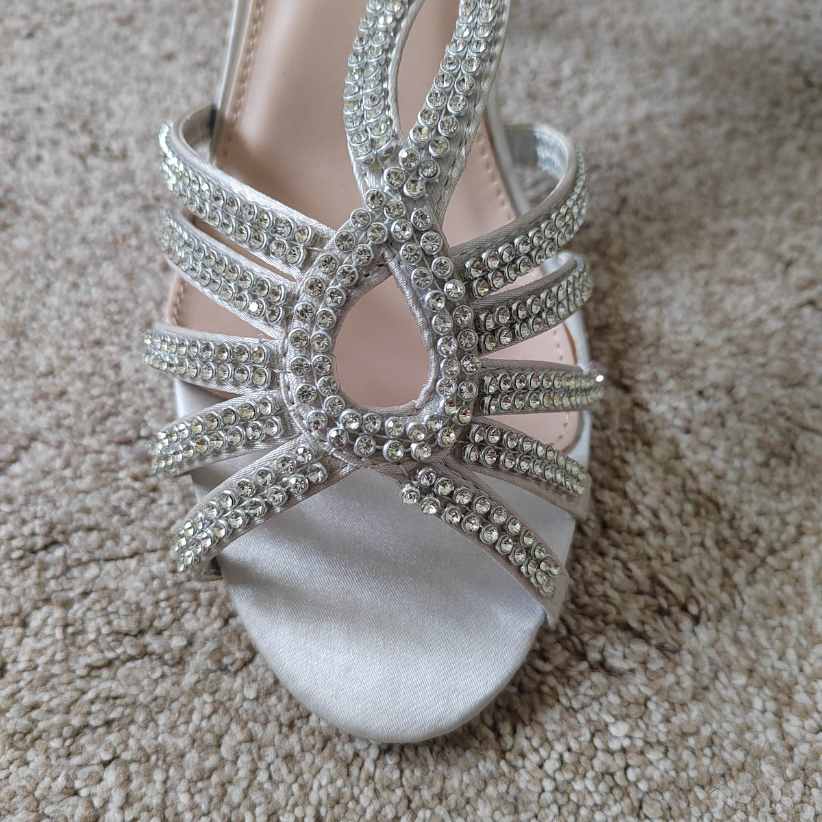 Brand New Miss KG "Pepper" Embellished Heels (With Box) - Size 7