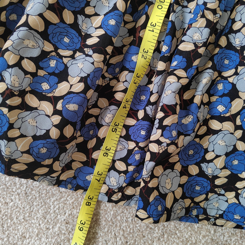 Joe Browns Blue Floral Mini Skater Dress – Size 12