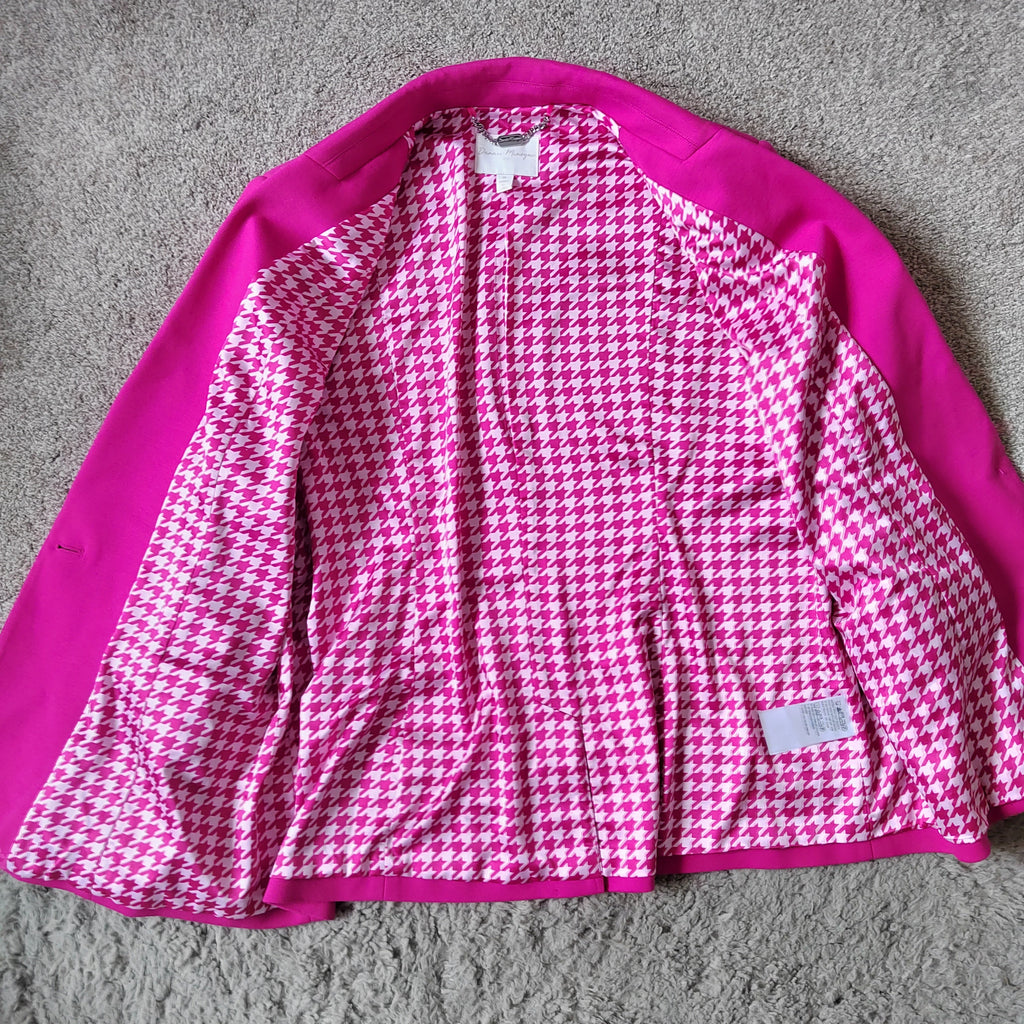 Dannii Minogue Petites Hot Pink Tailored Blazer - Size 20