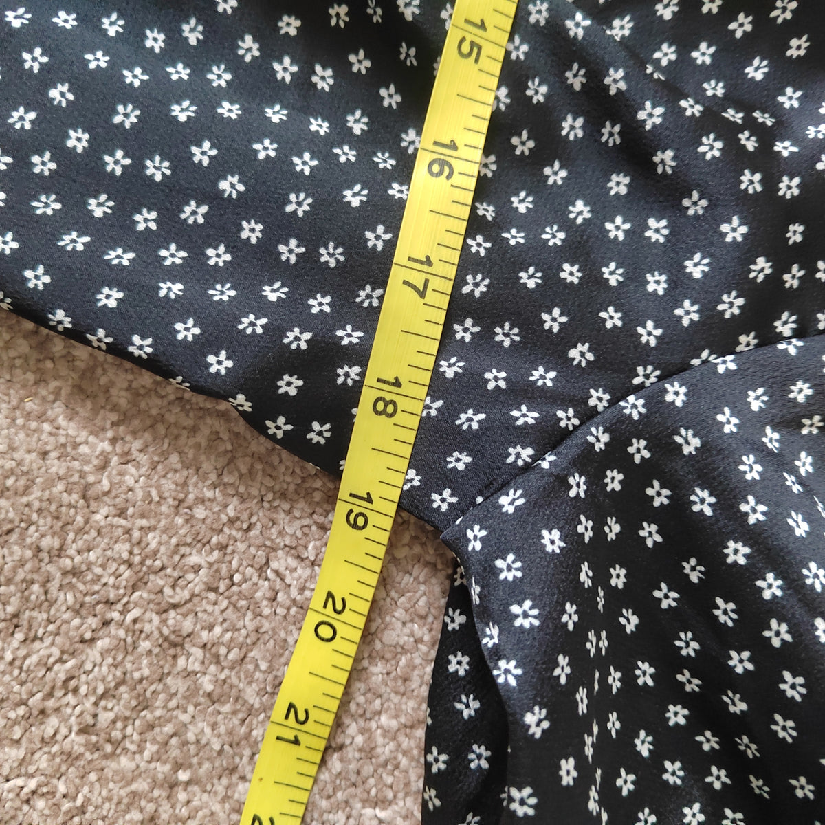 Lucy Mecklenburgh x V by Very Mixed Floral Print Midi Tea Dress – Size 12
