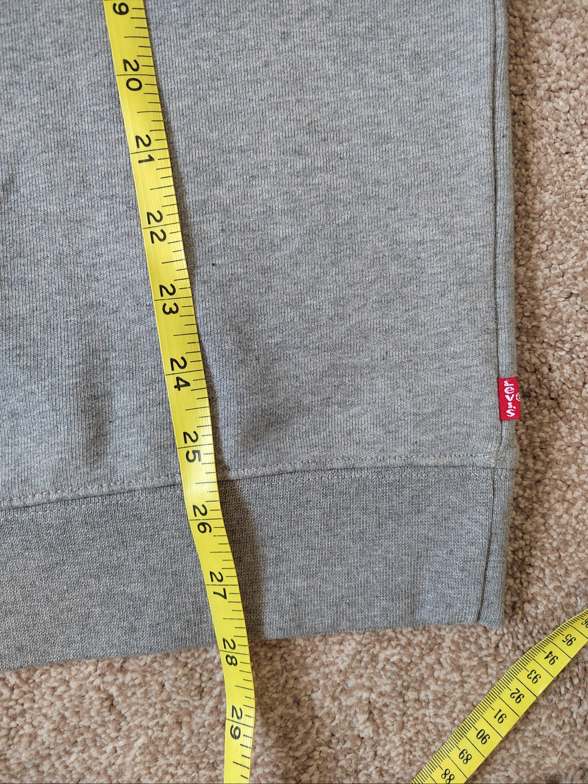 Levi's Men's Relaxed Fit Graphic Outline Logo Crewneck Sweatshirt - Size XS