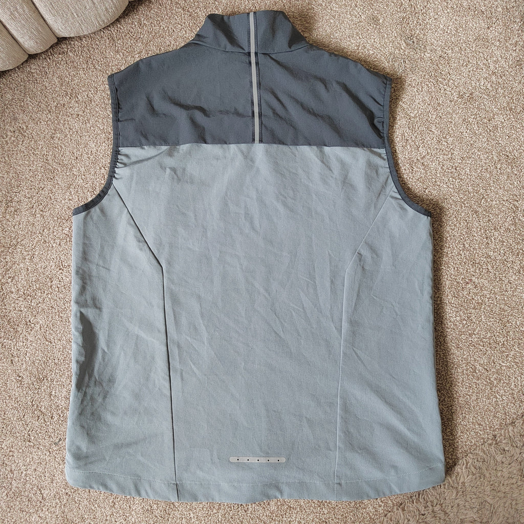 Monterrain Men’s Two-Tone Technical Running Vest / Gilet – Grey - Size Large