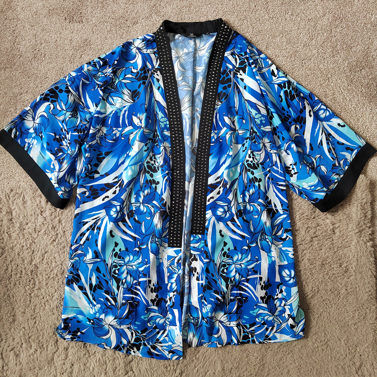 Julien Macdonald Floral Embellished Kimono - Size Large RRP £40