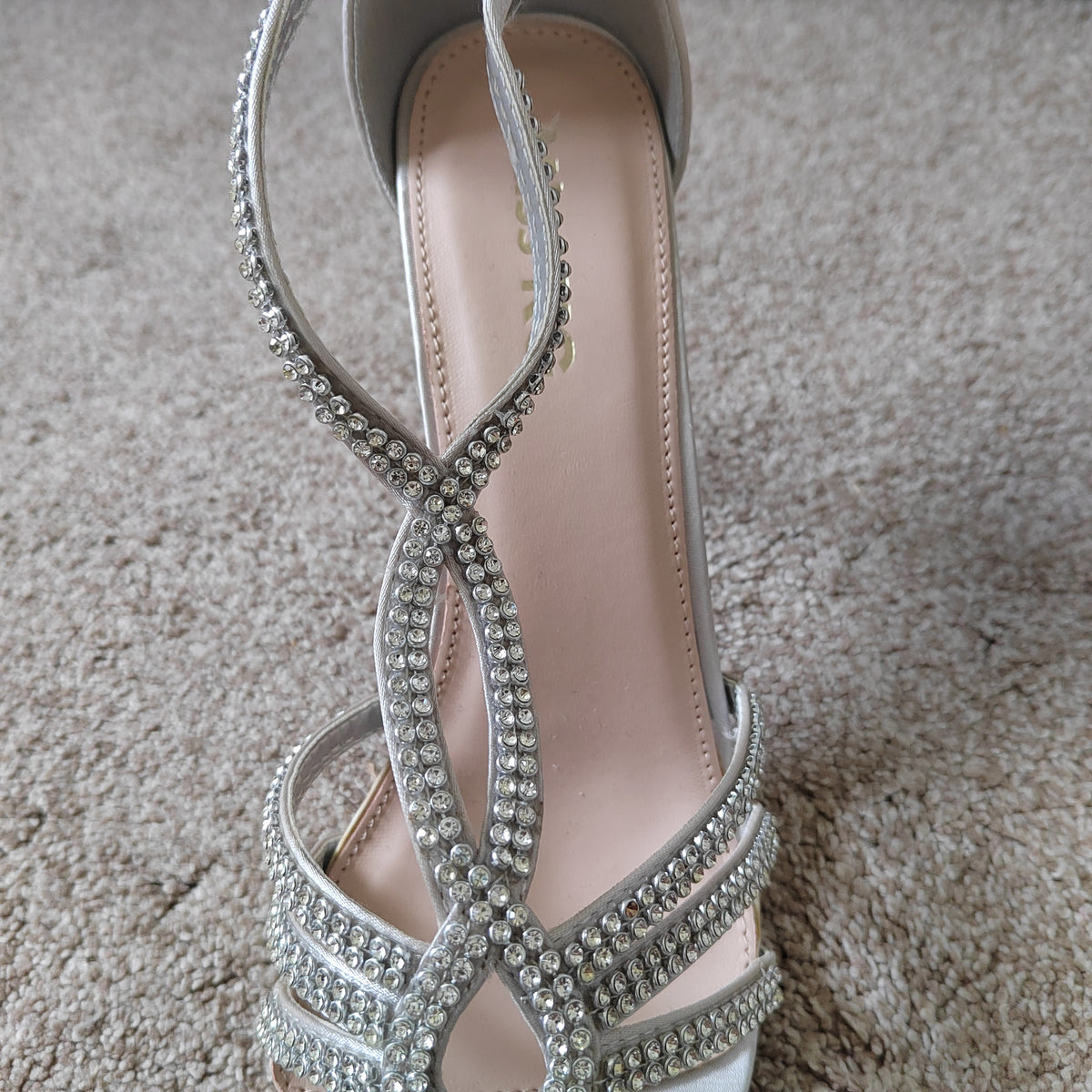 Brand New Miss KG "Pepper" Embellished Heels (With Box) - Size 7