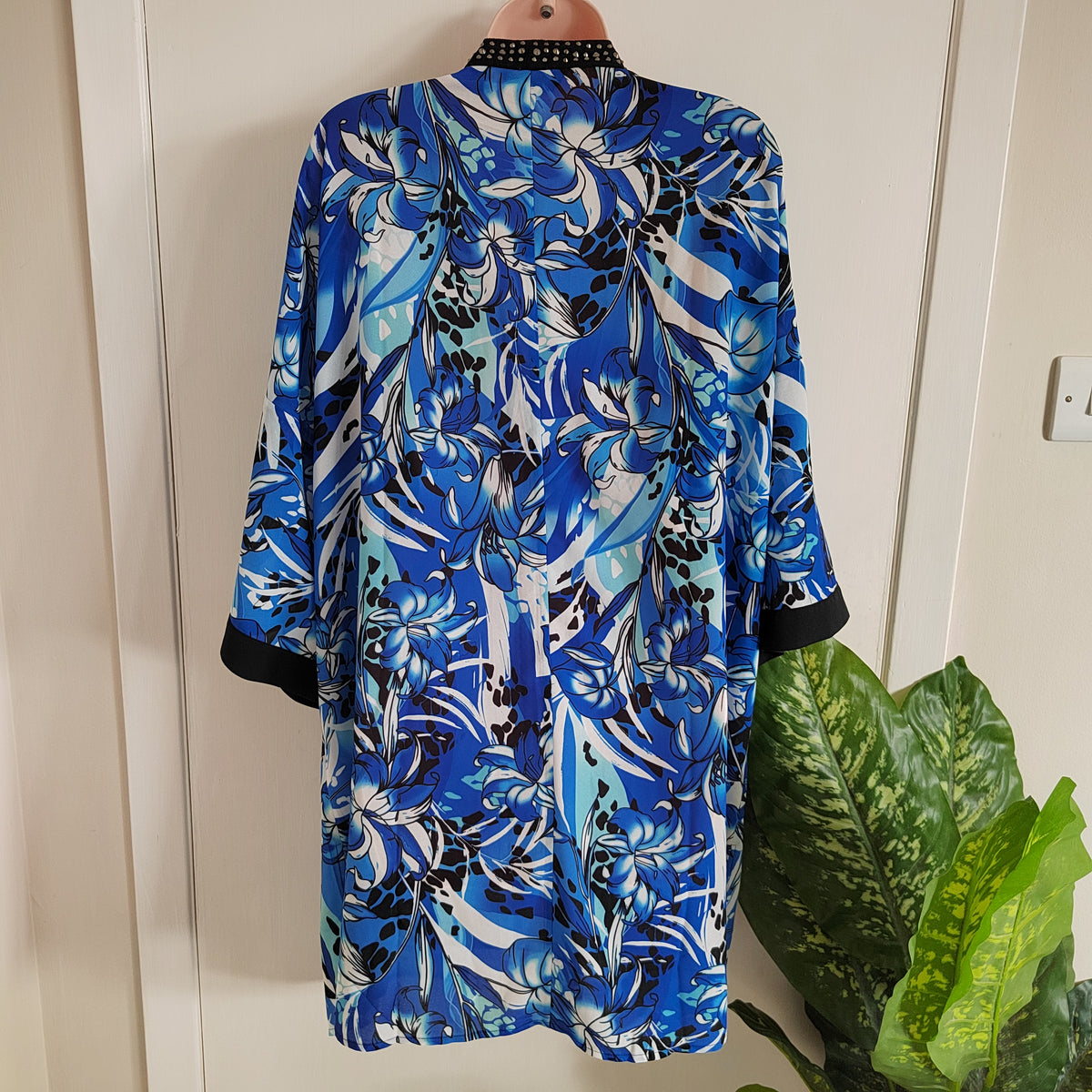 Julien Macdonald Floral Embellished Kimono - Size Large RRP £40