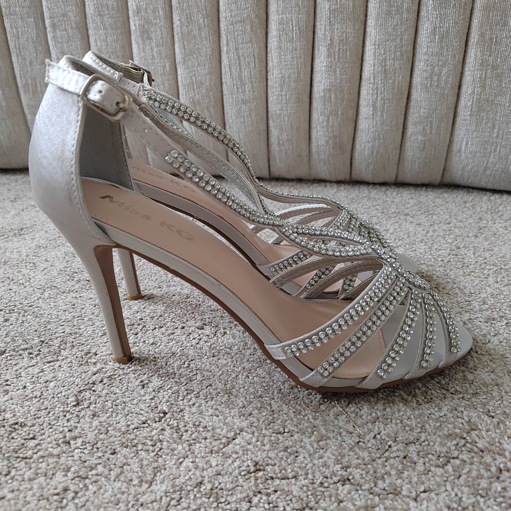 Brand New Miss KG "Pepper" Embellished Heels (With Box) - Size 7