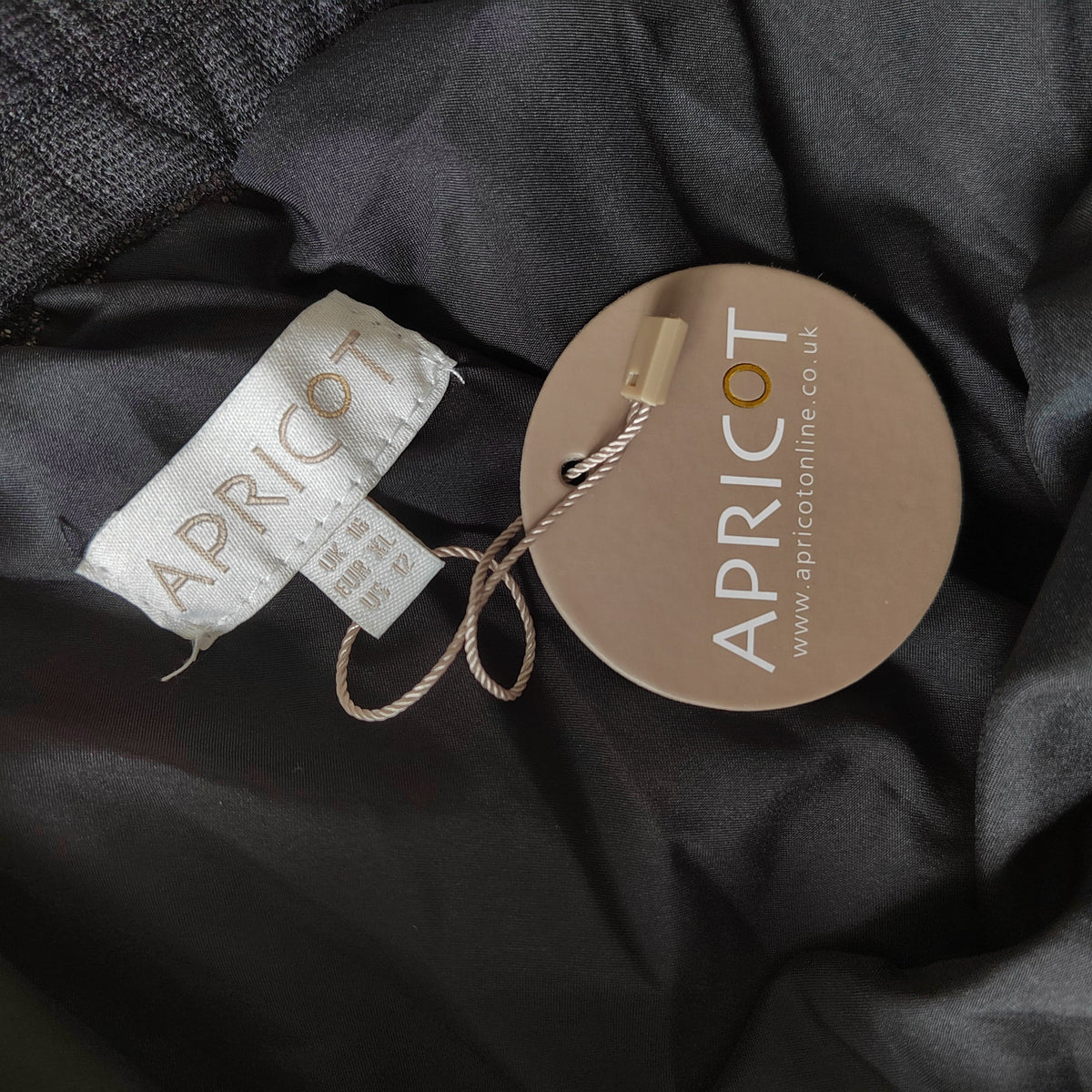 Apricot Tulle Ruffle Tiered Midi Skirt – Black - Size 16 NWT RRP £35