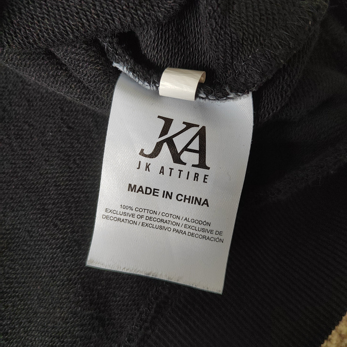 JK Attire "Lets Make Bad Decisions" Heavyweight Graphic Hoodie - Size Medium RRP £64.99