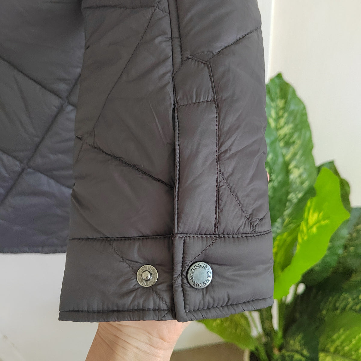 Barbour Men's Shoveler Quilted Shirt Jacket – Charcoal Black - Size Small NWOT