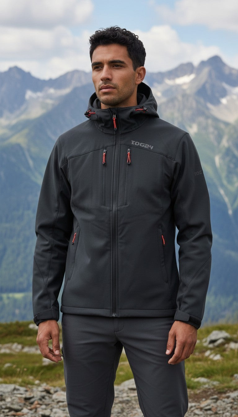TOG24 Men’s Wagner All Terrain Softshell Jacket – Black - Size Small NWOT