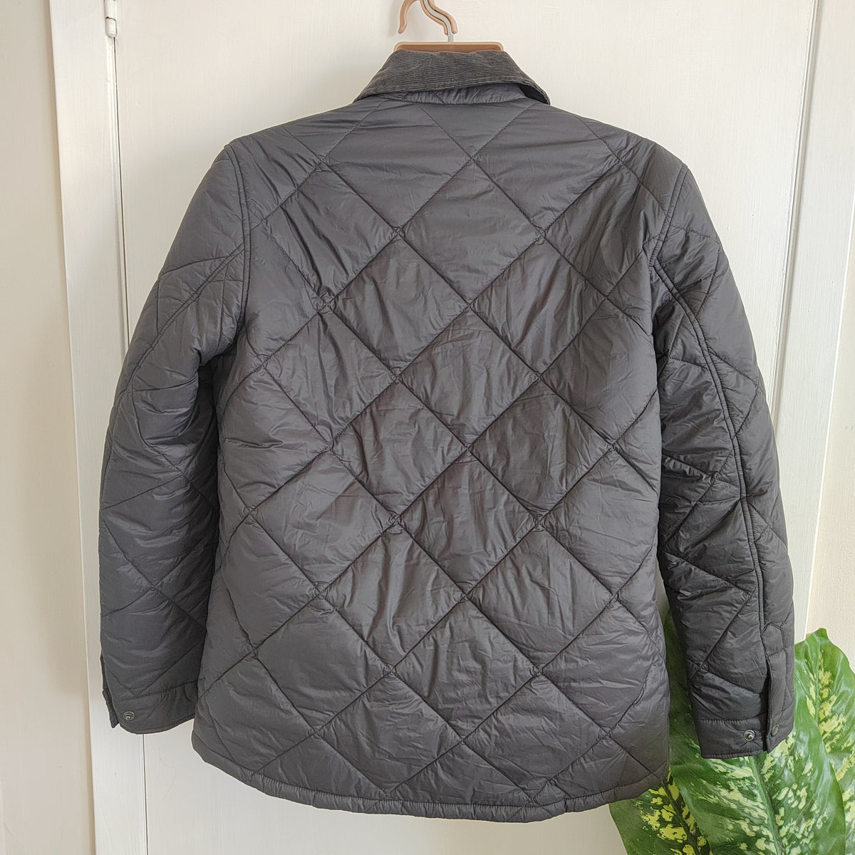 Barbour Men's Shoveler Quilted Shirt Jacket – Charcoal Black - Size Small NWOT