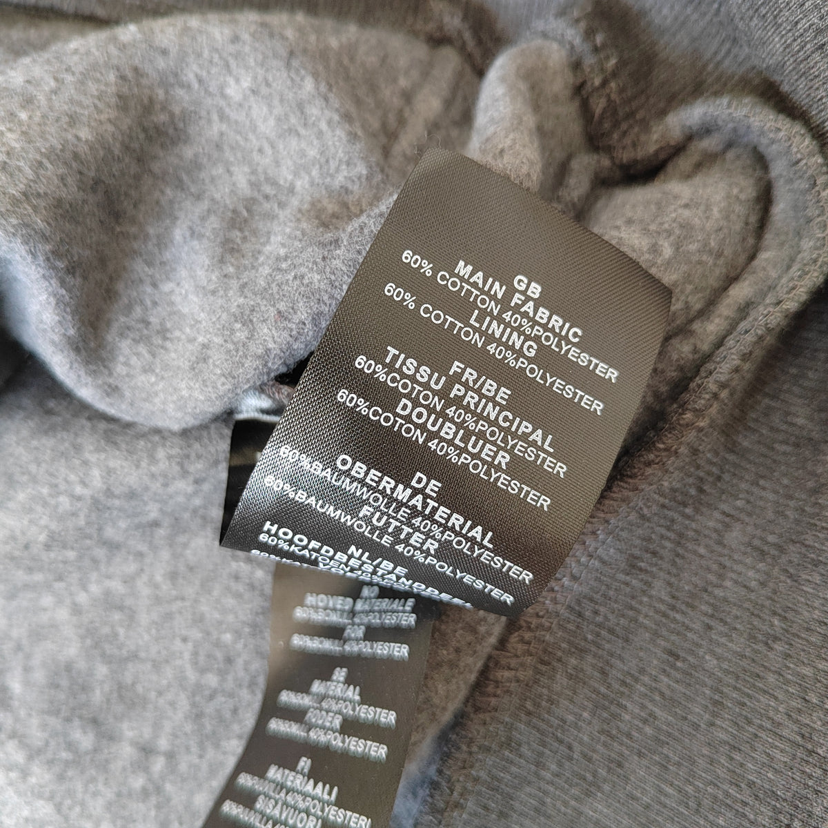 Jeep Men’s Graphic Pullover Hoodie – Charcoal Grey & Teal Logo - 60% Cotton - Size Small