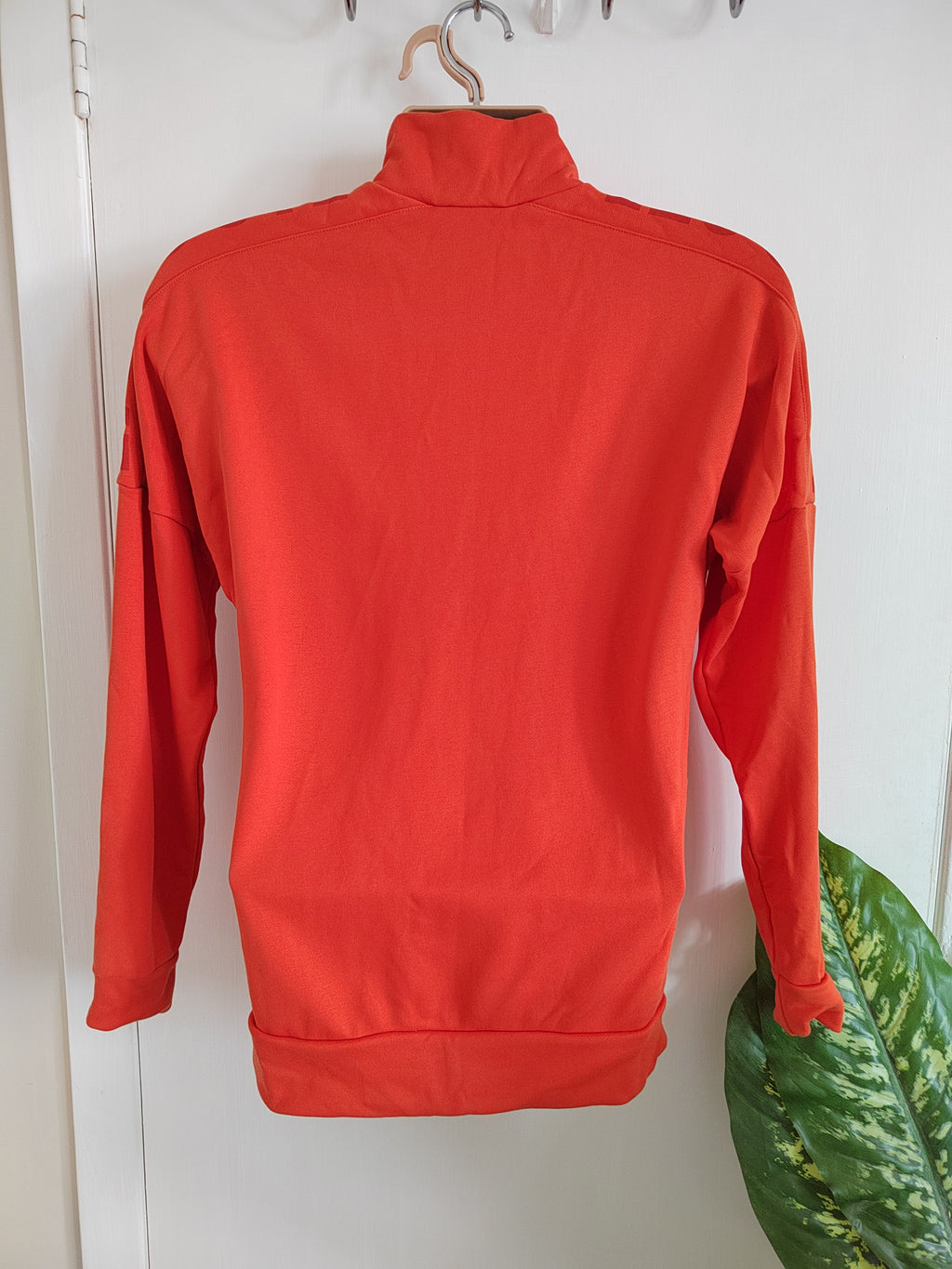 Lacoste Sport Regular-Fit Quarter-Zip Sweatshirt – Orange - Size XS NWOT